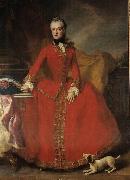 Georges desmarees Portrait of Maria Anna Sophia of Saxony painting